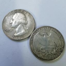 Dolar dos Estados Unidos Dólar Trimestre de Prata, Moeda, 1932-s e 1932-d, Cópia Prata, 2 Jogadores para escolher - Image 4