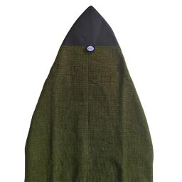 Tipped Surfboard Sock Cover, Bolsa protetora para prancha curta, Funboard, Windsurf Board, cordão ajustável, 6,6 ft - Image 5