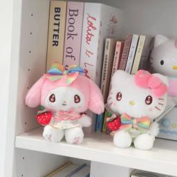 Anime dos desenhos animados bonecas de pelúcia animais de pelúcia saco enforcamentos chaveiros de pelúcia presentes de formatura de aniversário de natal para crianças - Image 4
