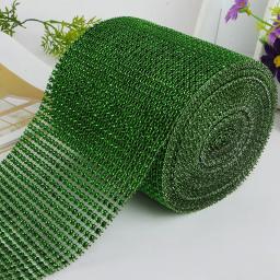 Strass Cadeia Cadeia Copo, Fita Brilhante, Aparar Malha, Imitação Oca De Cristal, DIY, Decoração Da Festa De Casamento, 24 Fileiras - Image 5