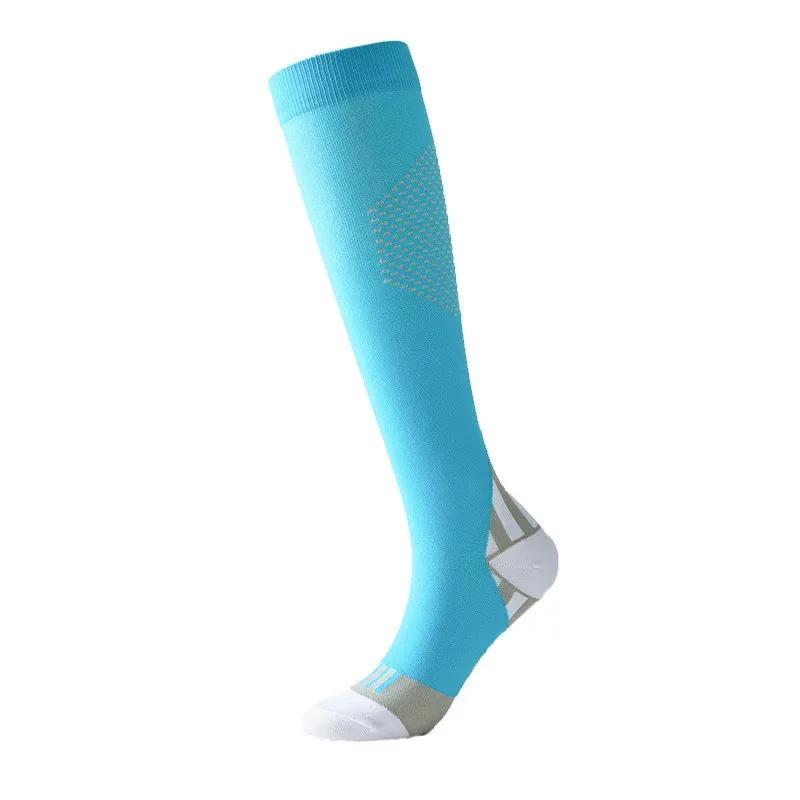 Novas meias de compressão cabem futebol, meias masculinas, varizes, mulheres grávidas, enfermagem médica joelho meias altas - Image 1