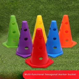 Cone do sinal do futebol para o treinamento do futebol, obstáculos, desgaste-resistente, balde, Footwork, barreira, marcador, roadblock, logotipo, 23cm - Image 4