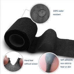 Auto-adesivo elástico bandagem, dor-prova, rasgo fácil, ginásio, desporto, proteção, alívio, futebol, kit de ténis, Pet Aid Use, 10pcs - Image 4