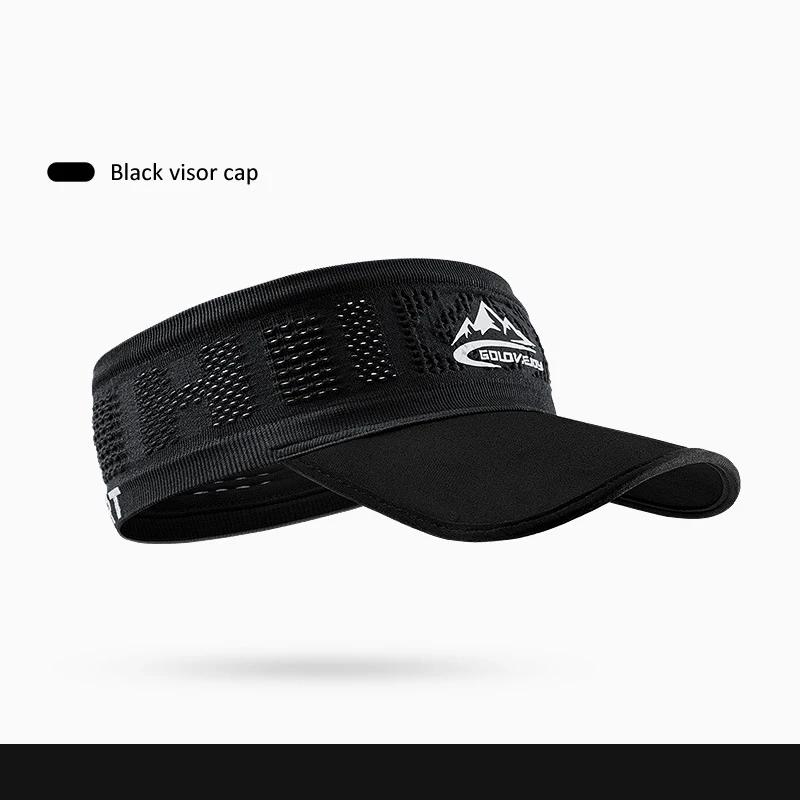 Boné viseira de verão para homens e mulheres, chapéu sol, respirável, absorção de suor, esportes ao ar livre, corrida, tênis, faixa de cabelo - Image 1