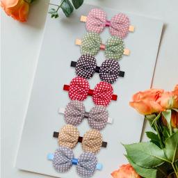 10 pçs gravata borboleta cão suprimentos para animais de estimação moda coleira arco pequeno cão bowtie cães animais de estimação produtos cão aliciamento acessórios para cães - Image 5