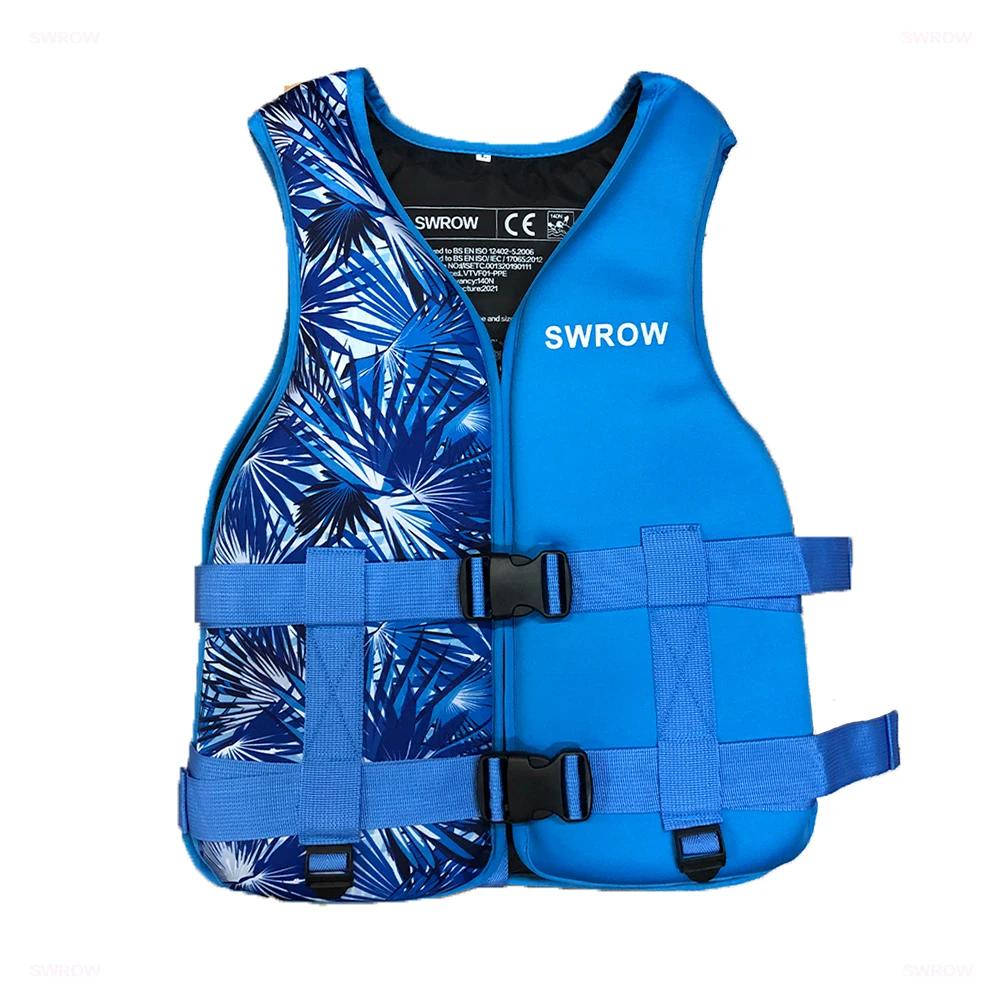 Jaqueta salva-vidas de neoprene ao ar livre universal, colete flutuante, esportes aquáticos, caiaque, canoagem, natação, deriva, segurança - Image 1