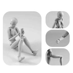 Ferramenta de argila de polímero figura de ação modelo manequim humano boneca corpo combinado escultura craf modelo protótipo exposição modelagem ferramenta - Image 2