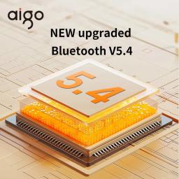 Aigo ta51 verdadeiro sem fio fones de ouvido novo bluetooth 5.4 tws fone de ouvido esportes jogos à prova dwaterproof água hd chamada 300mah fone de ouvido - Image 5