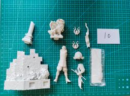 1/24 antigo samurai cavaleiro guerreiro soldado suporte resina figura modelo kits miniatura gk unassembly sem pintura - Image 2