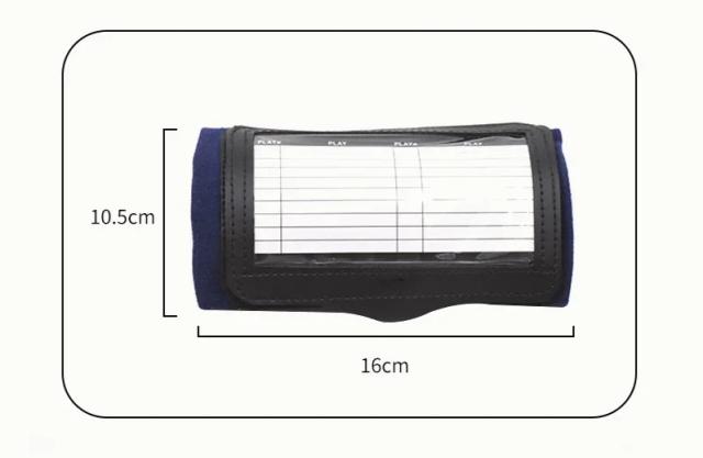 Capa de Tático para Futebol com Manga de Pulso e Bolsa para Mapas - Ideal para Treinadores e Jogadores de Rugby League