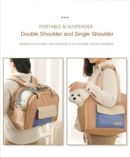 Bolsa de Transporte Multifuncional para Animais De Estimação, Mochila De Cachorro, Bolsa De Ombro Único, Tent Pet Bag, Puppy Carrier - Image 6