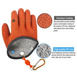 Impermeável Puncture Proof Luva de pesca, Professional Catch Fish Gloves, 4 ferramentas, fornecer boa proteção para suas palmas - Image 4