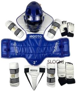 Artes Marciais Combate Equipamento De Proteção, Competição Engrossar, Equipamento De Combate Real, Equipamento De Taekwondo De Boxe Infantil, Conjunto Completo - Image 2