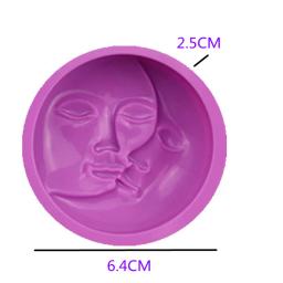Estilo Simples Face Vela Silicone Molde, Sabonete Artesanal, DIY Vela De Gesso, Artesanato De Jóias, Vela Fazendo Suprimentos, Decoração De Casa - Image 6