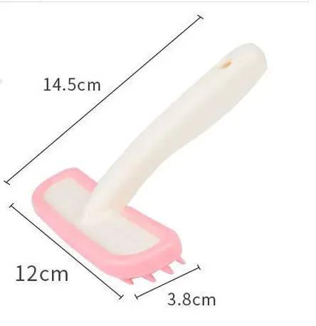 Escova de Silicone para Higiene de Pequenos Animais: Cortador e Pente para Coelhos, Cobaias e Chinchilas