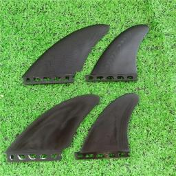 Prancha Fin Kite Quad Fin, Surf Fin, Surf Esportes Aquáticos, Performance Glass, PG Fins, Preto, Futuros Longos, - Image 3