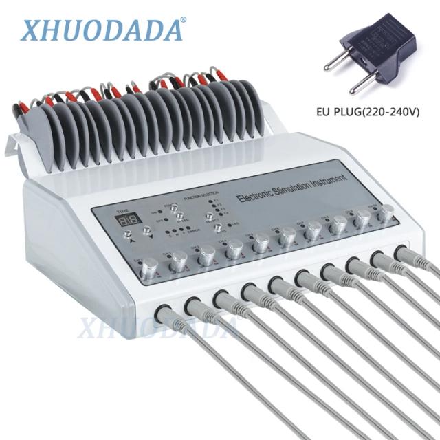 Estimulador Muscular Elétrico S871: Equipamento Avançado para Fitness, Perda de Peso e Cuidados com a Pele com Ondas Russas EMS