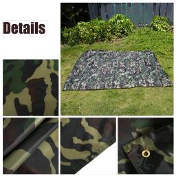 Camuflagem Waterproof Camping Shelter, Toldo Turístico, Canopy Tarp, Tenda Sombra, Jardim Sombrinha, Outdoor Hammock, Ultraleve - Image 3