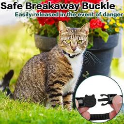 Atuban-Airtag Cat Collar, Breakaway, reflexivo gatinho Collar, Apple Air Tag Holder e Bell para menina e menino, 0,4 polegadas - Image 3