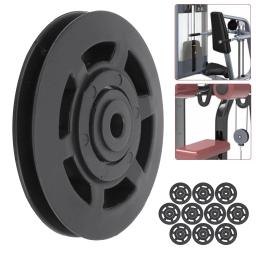 Polia De Rolamento De Nylon Durável, Roda Wearproof, Ginásio Cabo, Universal Peça De Equipamento De Fitness, 95mm, 10Pcs por Conjunto - Image 1