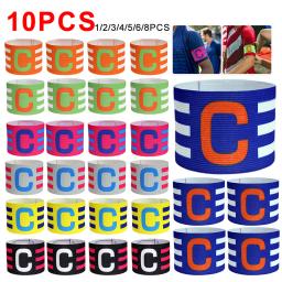 Braçadeira capitão para adultos e crianças, braçadeira de futebol, treinamento de competição, grupo capitão, futebol, 5 pcs, 10pcs - Image 1