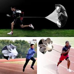 Velocidade de futebol pára-quedas treinamento de força guarda-chuva físico treinamento de força de pára-quedas correndo força explosiva velocidade - Image 4