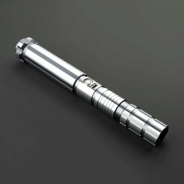 Punho de Sabre de Luz Metal Dueling - Compatível Neopixel RGB Proffie 2.2