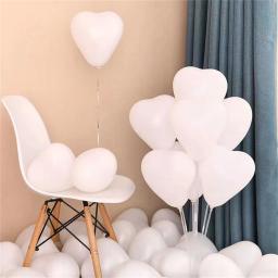 Balões De Látex Em Forma De Coração Para DIY, Dia Dos Namorados, Noivado, Festa De Casamento, Decoração De Aniversário, Vermelho, Rosa, Preto, 20pcs - Image 3