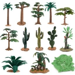 Modelo de simulação de árvores, trem ferroviário, jardim, parque, cenário, árvores em miniatura, decoração de paisagem, acessório de fazenda, figuras, árvores - Image 2
