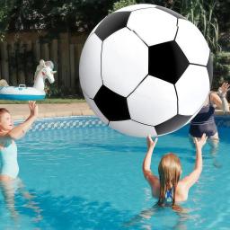 Jogos ao ar livre brinquedos infláveis grama bola de futebol escola diversão esportes bola de praia engrossado pvc inflável gigante futebol - Image 2