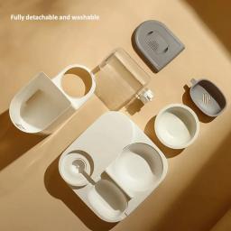 Alimentador automático para cães e gatos, dispensador de alimentos, alimentação e rega suprimentos, tigela de água potável, Pet Supplies, 2 em 1 - Image 5