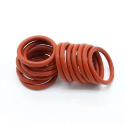 Junta de anel de vedação de silicone vermelho, CS, produto comestível, anel de vedação de borracha, sortimento, ferramentas Hvac, 4mm, OD 12 ~ 200mm, 10Pcs - Image 4