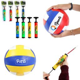 Bola de Volei Praia Quadra Tamanho Oficial + Bomba de Encher Com Bico Ar Kit - Image 6