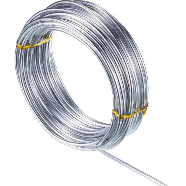 Fio de Alumínio Anodizado para Artesanato DIY em Jóias - Fio de Metal Versátil, Dobrável e Macio nas Espessuras 1mm, 1.5mm e 2mm