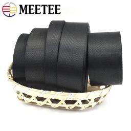 5 metros 20-50mm náilon preto webbing fita decorativa saco mochila cinta cinto de segurança fita diy material de costura acessórios - Image 4