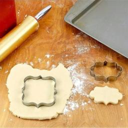 Moldes De Biscoito De Aço Inoxidável, Conjunto De Cortador De DIY, Combinação De Fronteira, Cozimento De Cozinha, Bolo, Pastelaria, Chocolate, Acessórios De Decoração - Image 2