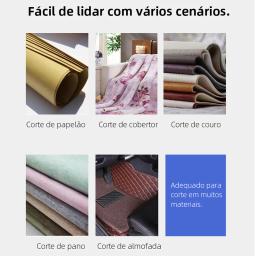 Tesoura de alfaiataria elétrica 220v/110v ferramentas de corte de tecido pano de couro máquina cortador elétrico lâmina ferramentas elétricas serras de corte - Image 3