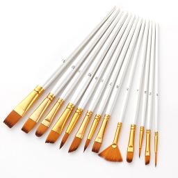 Artista Pintura Pincéis Set, Óleo Acrílico, Aquarela, Guache, Pintura, Suprimentos Profissionais, 13Pcs - Image 6