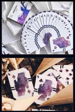 Baralho de cartas de jogo de cervo perda, baralho de lobo profundo mar monster poker uspcc, jogos de cartas, adereços de mágica, truques de mágica para mágico - Image 3