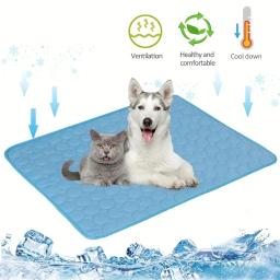 Esteira de refrigeração para cães pequenos e grandes, cama durável, cobertor de verão, gelo, sofá, acessórios para animais, extra grande - Image 1