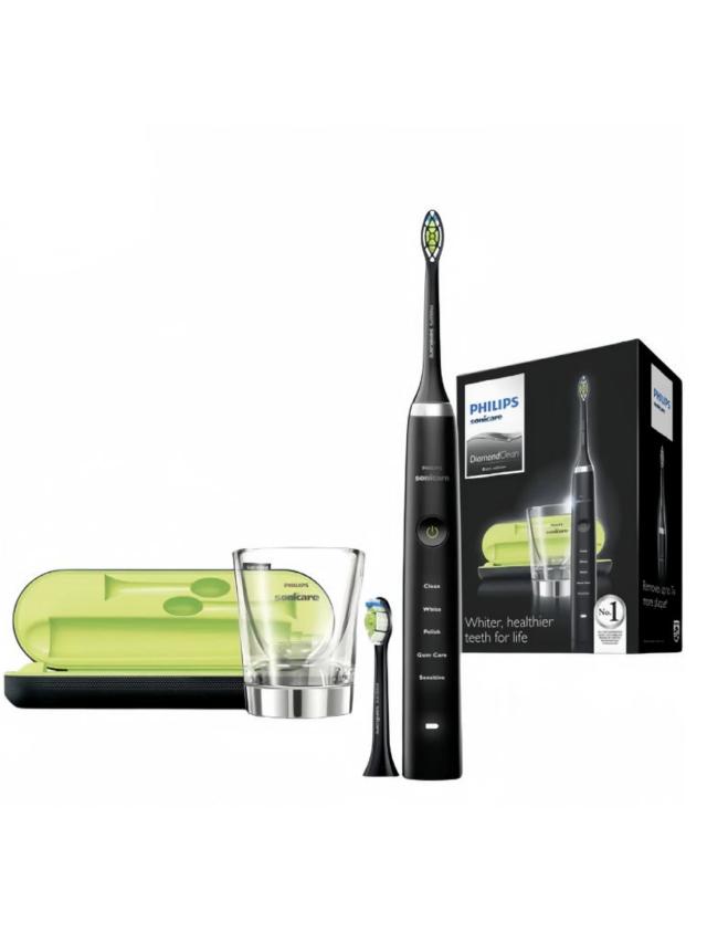 Philips Sonicare DiamondClean HX9362 Escova de Dentes Sônica com Estojo de Carregamento USB e 2 Cabeças de Escova