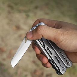 Alicador de faca dobrável multifuncional em aço, 440A, Portátil, Camping, Equipamento de emergência, Militar, Tático, Ferramentas manuais - Image 5