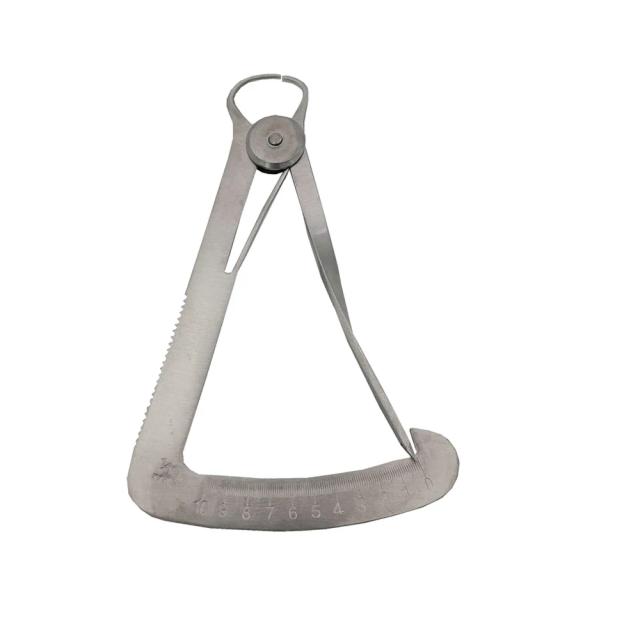 Mini Caliper Inoxidável para Medição Precisa de Espessura em Porcelana e Restauração Cerâmica