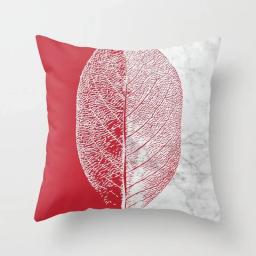 Nordic Geometry Almofada Vermelha, Almofadas Criativas, Sofá, Sofá, Assento, Moderno, Decorativo, Quente, Novo, 45x45cm - Image 6