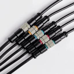 DC Bicicleta Elétrica Butt Joint Plug, Conector Feminino e Masculino Impermeável, Fiação Scooter, Cabo de freio, 20cm, M9, 2 Pin, 3 Pin, 4 Pin, 5 Pcs, 20Pcs - Image 5