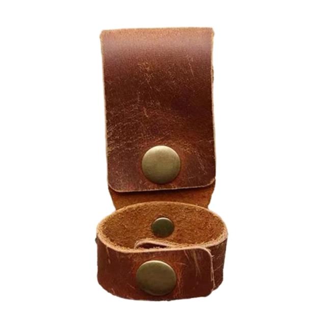 Luvas Leves em Couro com Suporte para Corda e Fivela para Montanhismo e Escalada