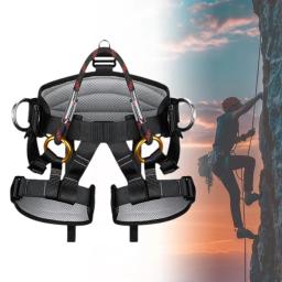 Professional Rapel Escalada Belt, ajuste ajustável, Arborist Saddle, árvore ao ar livre escalada, arnês de segurança para atividades na árvore - Image 4