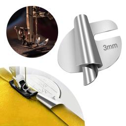 Pé de pressão de aço inoxidável laminado, Universal Sewing Scroll, Hemmer Foot, Ferramentas de artesanato, Acessórios DIY, 3mm-10mm - Image 1