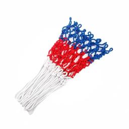 Redes de basquete padrão vermelho, branco e azul rede de basquete cesta de basquete redes laterais cestas não incluídas - Image 5