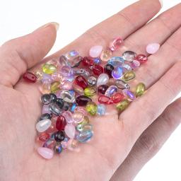 Cristal gota de água grânulos, strass grânulos com buraco, acessórios para o cabelo, decoração para diy, jóias artesanais, 50 pcs/saco - Image 6